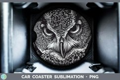 GorgeousOwl Car Coaster design.