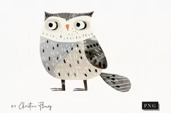 Woodland Owl Clipart | Animal PNG Product Image 1
