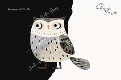 Woodland Owl Clipart | Animal PNG Product Image 2