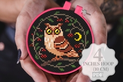 Mushroom Cross stitch pattern PDF Amanita Witchy Moon Nature Product Image 7
