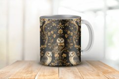 Owl Ephemera Pattern Digital Paper Bundle Product Image 2