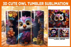3D OWL Holo in Wall Floral Tumbler 20 oz Skinny Tumbler, Skinny Tumbler, OWL Floral Tumbler, OWL Floral 20oz Sublimation Bundle, OWL Floral Sublimation Wraps, Sublimation Bundle, Instant Download, OWL Floral Tumbler PNG, Digital Paper