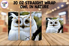 Owl in a Forest Sublimation Tumbler Wrap - Wild Life Bundle Product Image 3