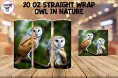 Owl in a Forest Sublimation Tumbler Wrap - Wild Life Bundle Product Image 6