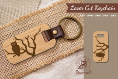 Owl Laser Cut Keychain Product Image 1