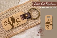 Owl Laser Cut Keychain Product Image 1