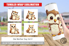 Tumbler Owl Mother&#039;s Day Product Image 1