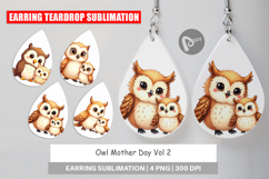 Earring Owl Mother&#039;s Day Product Image 1