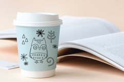 Hand-Drawn Owls | Bird, Sun, Rainbow, Moon, Flowers, Stars Product Image 7