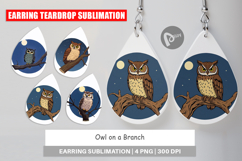 Earring Branch Owl Product Image 1