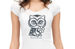 Owls / Stencil / SVG Product Image 3
