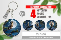 Keychain Owl Perched Product Image 1