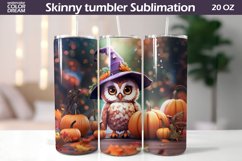 Owl Tumbler 3D | Owl Halloween Tumbler Product Image 1