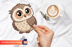 Owl Sticker, Owl Sticker For Water Bottles, Sticker For Kids Product Image 1