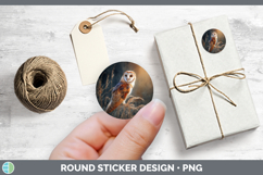 GorgeousOwl Sunset Stickers design.