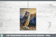 GorgeousOwl Sunset Air Freshener design.