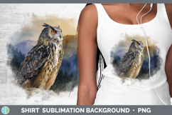 GorgeousOwl Sunset Shirt design.