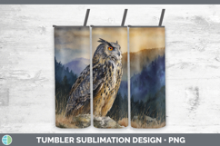 GorgeousOwl Sunset Tumbler design.