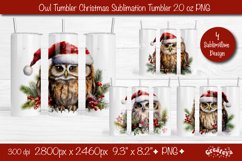 Owl Tumbler Xmas Tumbler, Christmas Tumbler wrap 20 Oz sublimation design PNG. This 20 oz skinny Christmas tumbler sublimation design product contains 4 designs with watercolor Christmas Owl