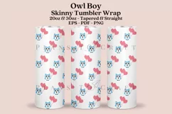 owl valentine skinny tumbler sublimation wrap with high resolution and transparant background are for 20oz and 30oz skinny tumbler