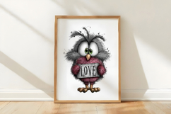 Owl Valentines Day Clipart Product Image 3