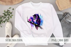 Cute watercolor magic book, owl, potion Halloween clipart Product Image 7