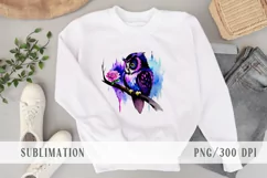 Cute watercolor magic book, owl, potion Halloween clipart Product Image 7