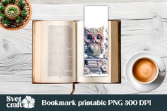 Cute owl bookmark PNG | Animal bookmark PNG Product Image 1