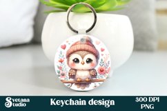 Cute owl keychain | Animal keyring | Keychain bundle Product Image 2