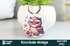 Cute owl keychain | Animal keyring | Keychain bundle Product Image 2