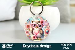 Cute owl keychain | Animal keyring | Keychain bundle Product Image 3