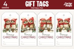 owls gift tags