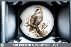 GorgeousOwls Sketch Car Coaster design.