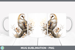 GorgeousOwls Sketch Mug Wrap design.
