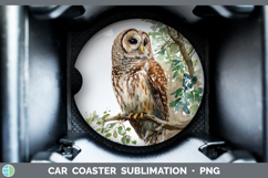 GorgeousOwls Sketch Car Coaster design.