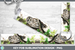 GorgeousOwls Sketch Key Fob design.