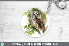 GorgeousOwls Sketch Keychain design.