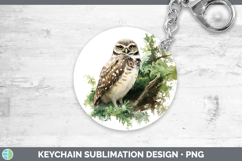 GorgeousOwls Sketch Keychain design.