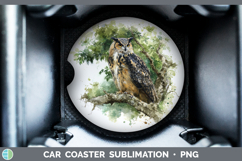 GorgeousOwls Sketch Car Coaster design.