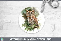 GorgeousOwls Sketch Keychain design.