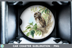 GorgeousOwls Sketch Car Coaster design.