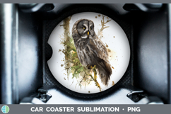 GorgeousOwls Sketch Car Coaster design.