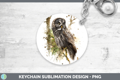 GorgeousOwls Sketch Keychain design.