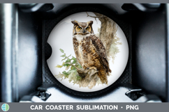 GorgeousOwls Sketch Car Coaster design.