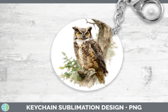 GorgeousOwls Sketch Keychain design.