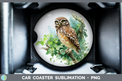 GorgeousOwls Sketch Car Coaster design.
