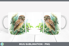 GorgeousOwls Sketch Mug Wrap design.