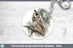 GorgeousOwls Sketch Keychain design.