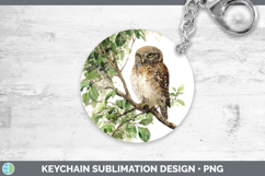 GorgeousOwls Sketch Keychain design.