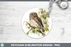 GorgeousOwls Sketch Keychain design.